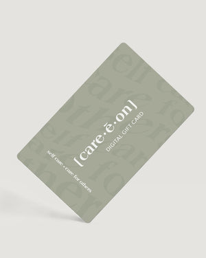 Digital rendering of Care.ē.on gift card