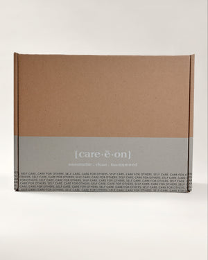 Closed Care.ē.on PR/VIP Box with branded exterior packaging.